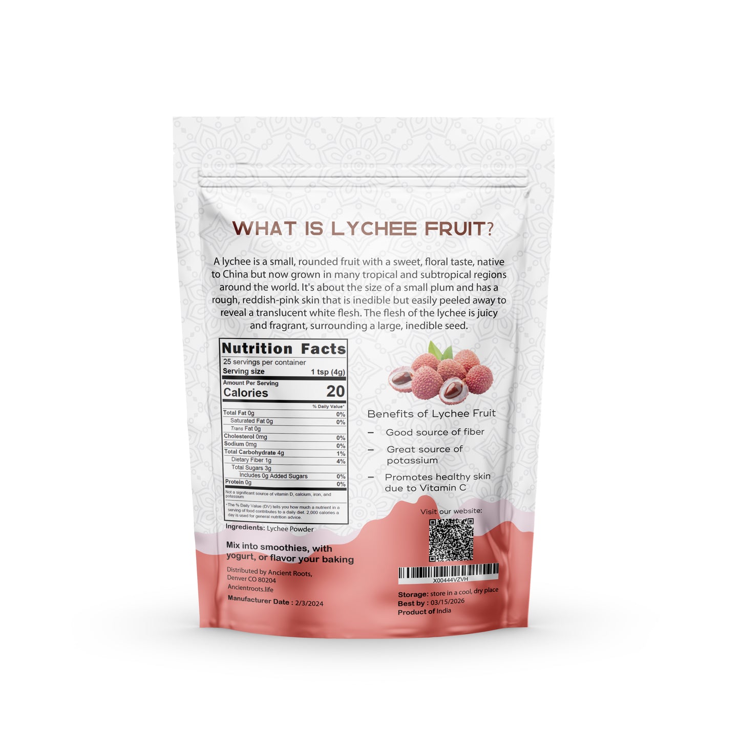 Ancient Roots Lychee Powder