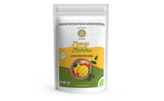 Ancient Roots Mango Matcha Green Tea Powder