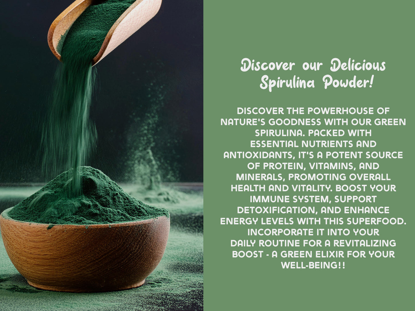 Ancient Roots Green Spirulina Powder